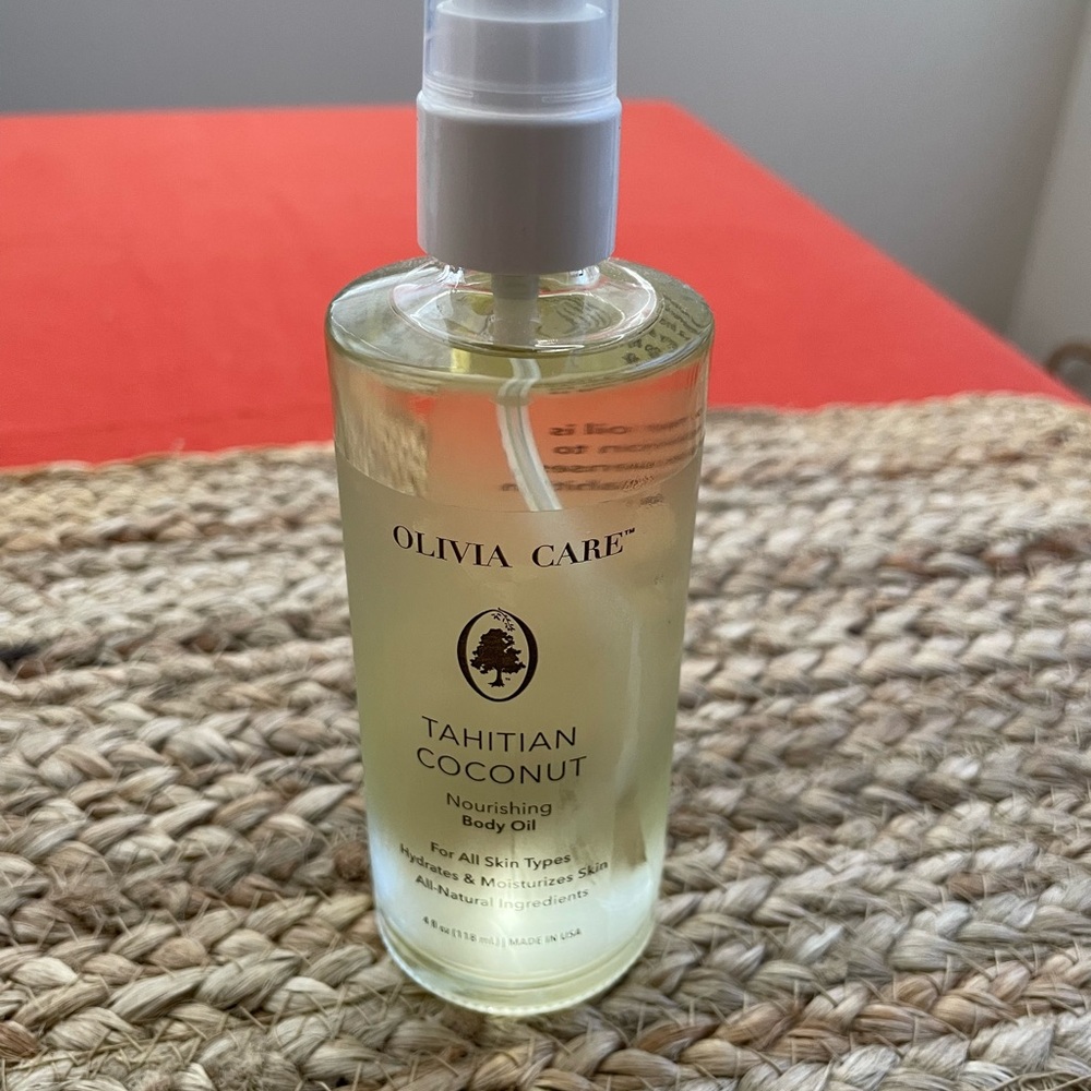 New Olivia Care Tahitian Coconut Nourishing Body Oil 4 fl oz